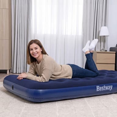 Saltea gonflabila single Bestway 188x99x22 cm albastru