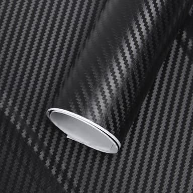 Folie colantare auto Carbon 3D Negru