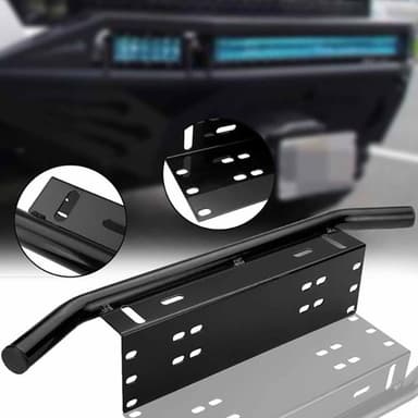Bullbar aluminiu cu suport numar si proiectoare pentru vehicule offroad
