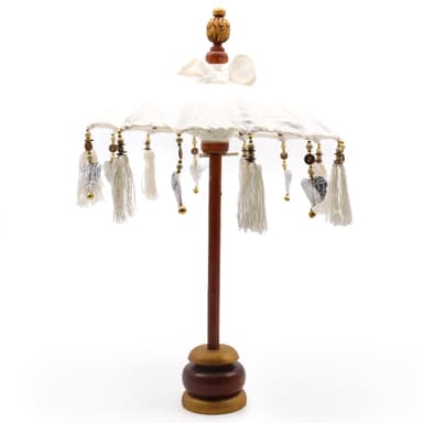 Parasol Canvas Natural 40cm Bali Home Decor